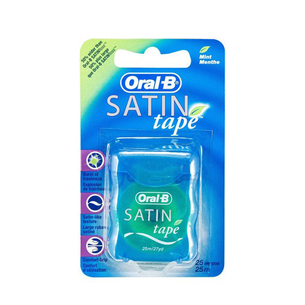 Oral-B-Satin-Tape-Mint-25M Oral-B-Satin-Tape-Mint-25M